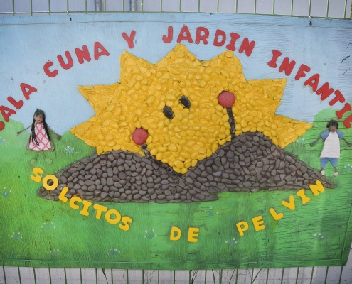 jardin pelvin mosaico jardín