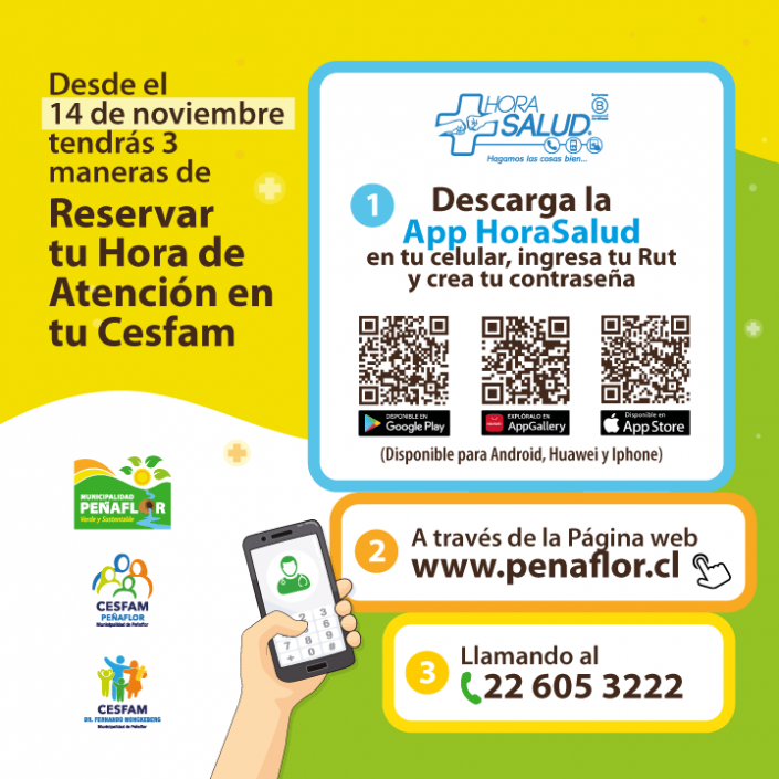Nueva App Hora Salud para toma de números de atención desde celular